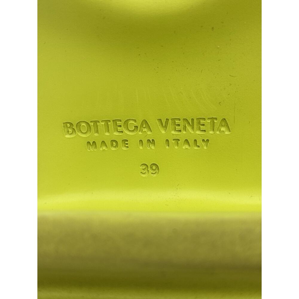 Bottega Veneta Flash Buckle Mule Sandal Neon Yellow Chartreuse Size 39 / 9 - Picture 12 of 16